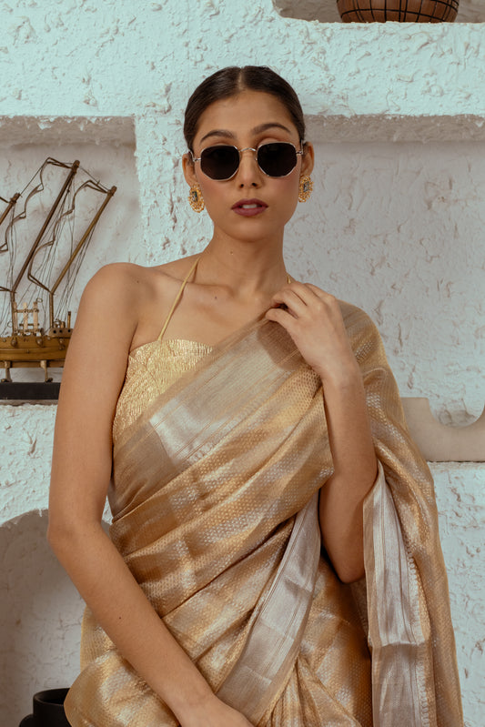 Sona Chaandi | Tissue Organza Saree