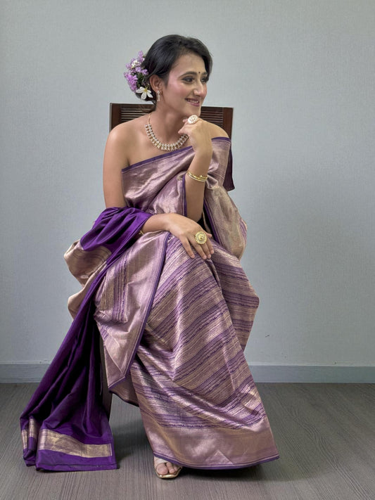 Indira | Katan Brocade Silk Saree