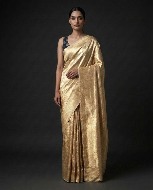 Swarnaabha | Tissue Brocade Saree