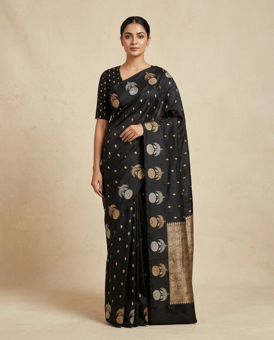 Silver Moonlight | Puna Silk Saree
