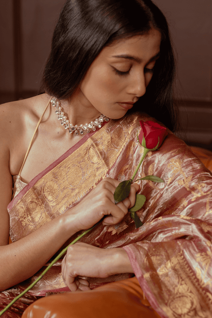 Divine Radiance | Tissue Saree