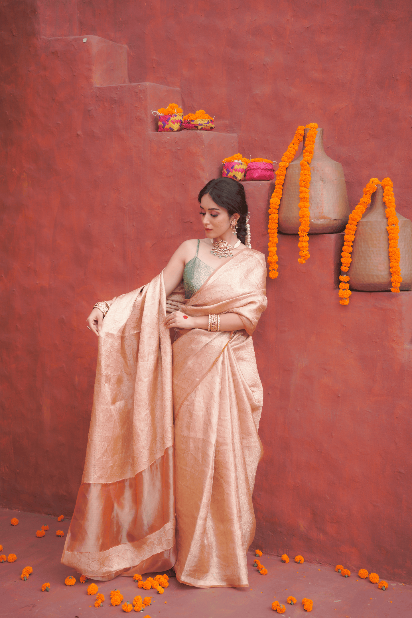 Taraab | Tissue Brocade Saree