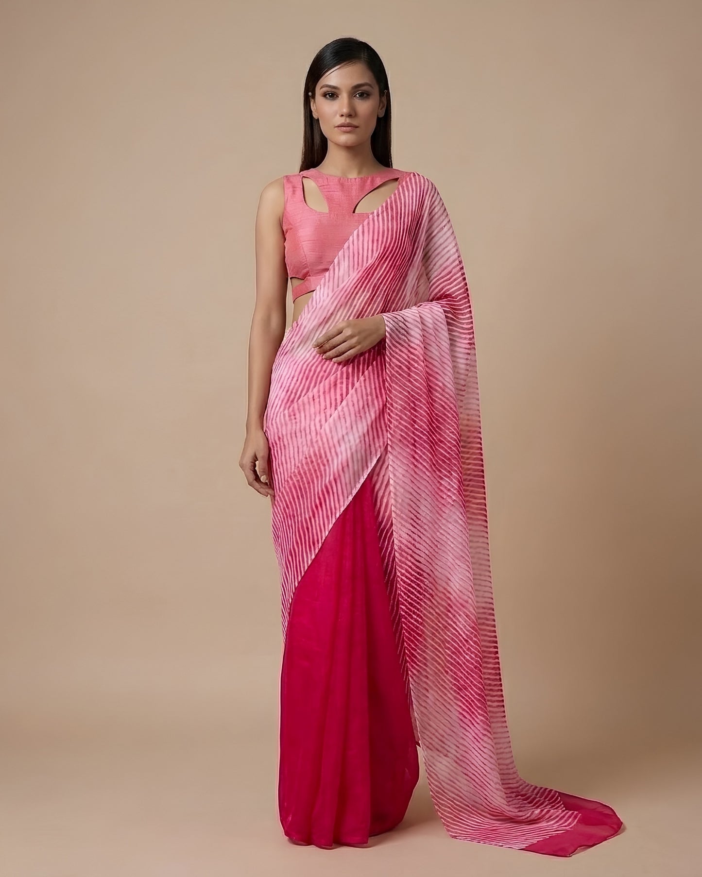 Aarshi | Japanese Dye Organza Banarasi Saree