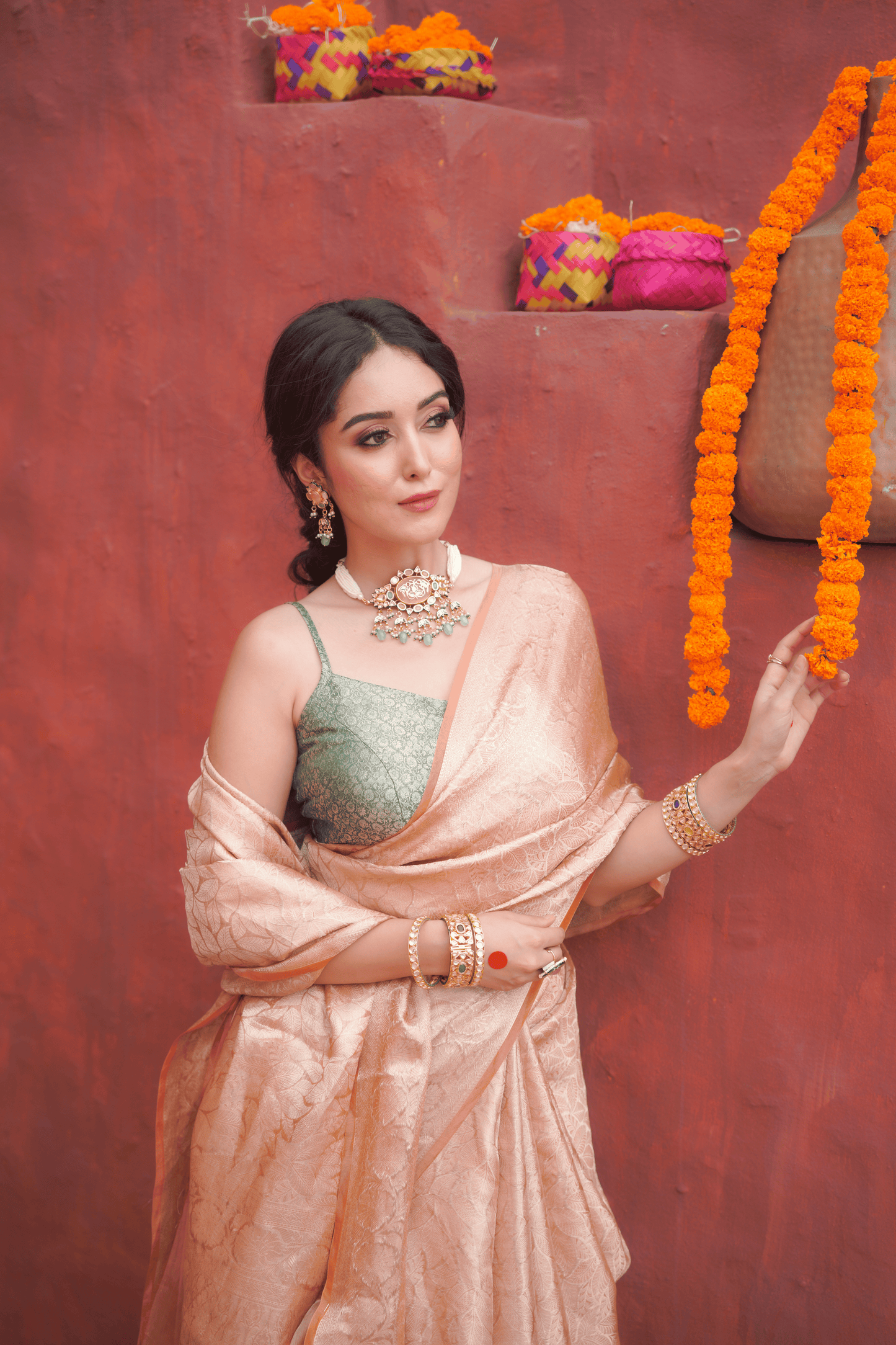 Taraab | Tissue Brocade Saree
