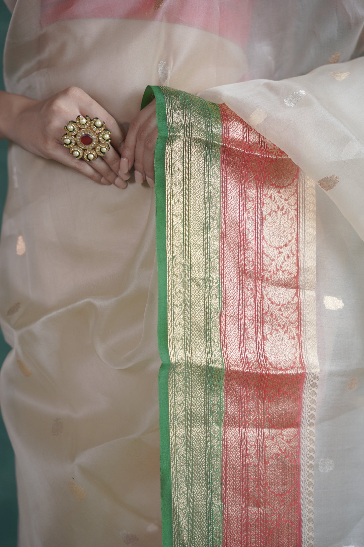 Ganga Jamuna | Organza Saree