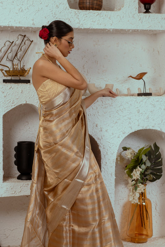Sona Chaandi | Tissue Organza Saree