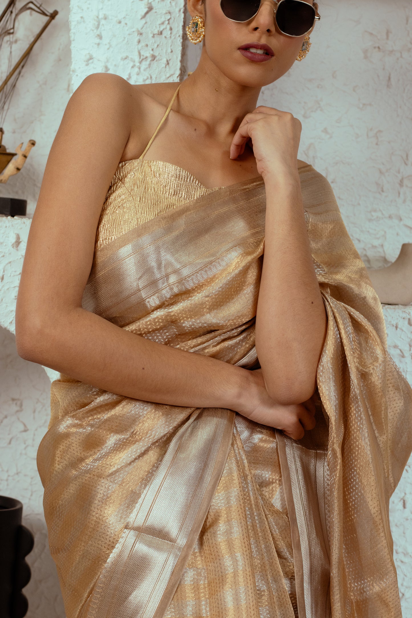Sona Chaandi | Tissue Organza Saree