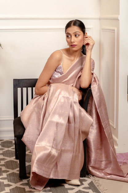 Lavender Dream | Katan Silk Saree