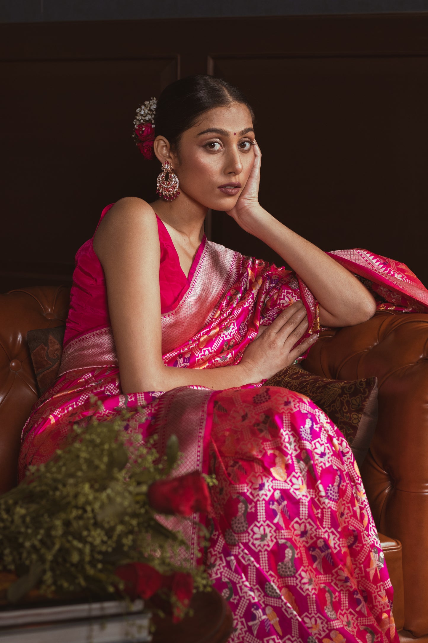 Royal Expedition | Gharchola Shikargah Katan Silk Saree