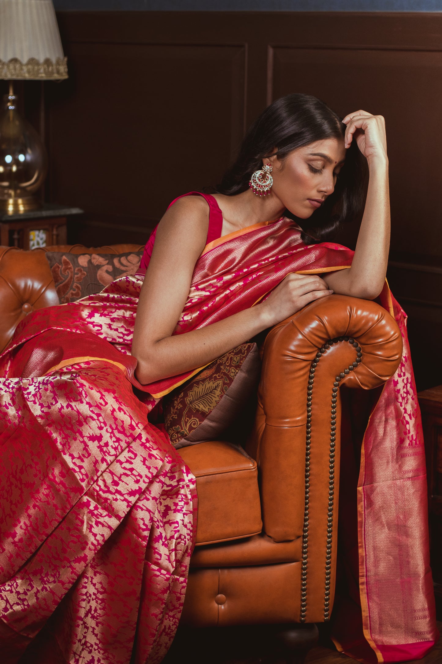 Techno Luxe | Katan Silk Saree