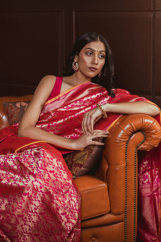 Techno Luxe | Katan Silk Saree