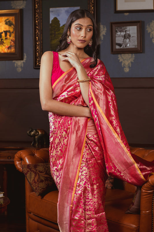 Techno Luxe | Katan Silk Saree