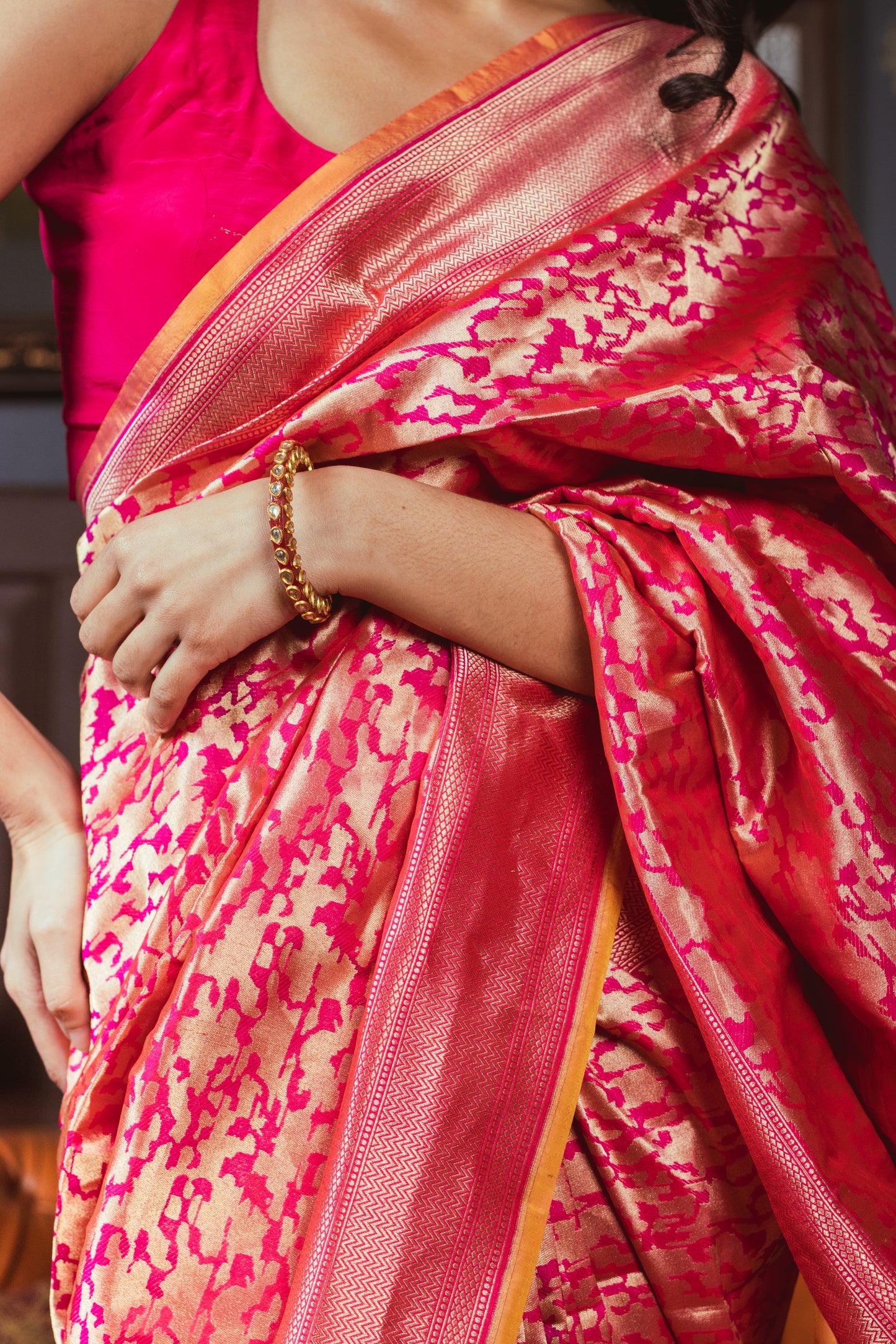 Techno Luxe | Katan Silk Saree