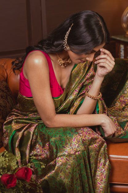 Rajmala | Tanchoi Jamavar Saree