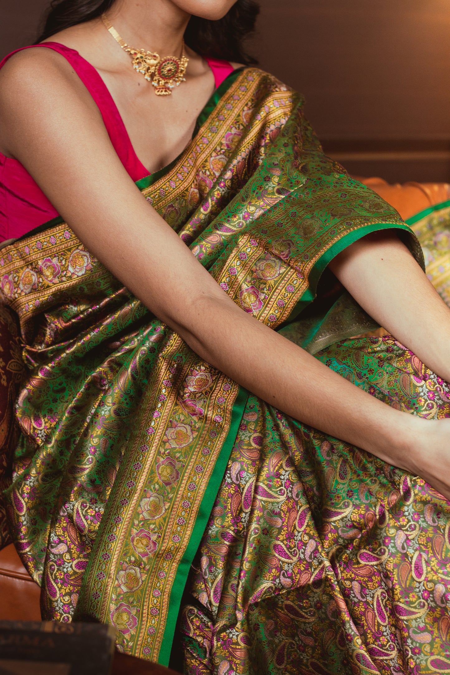 Rajmala | Tanchoi Jamavar Saree
