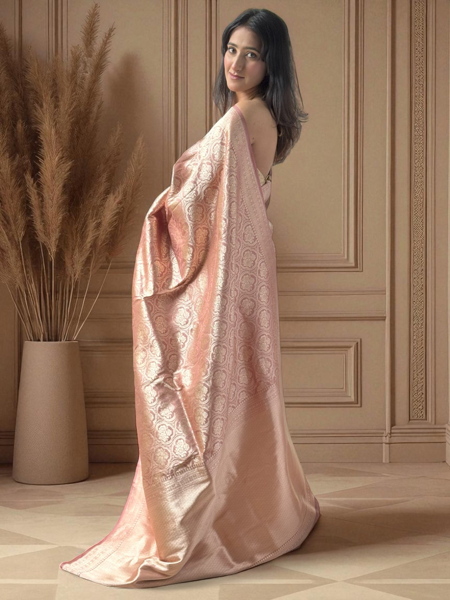 Pushkarini | Pure Katan Silk Saree