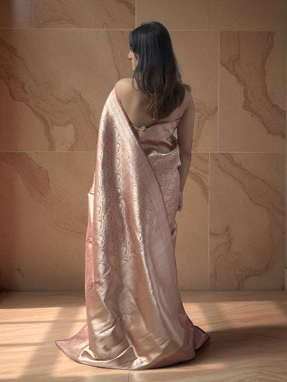 Pushkarini | Pure Katan Silk Saree