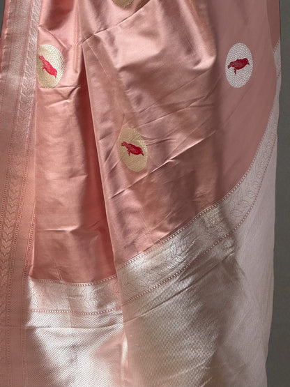 Rosewood Grace | Katan Silk Saree