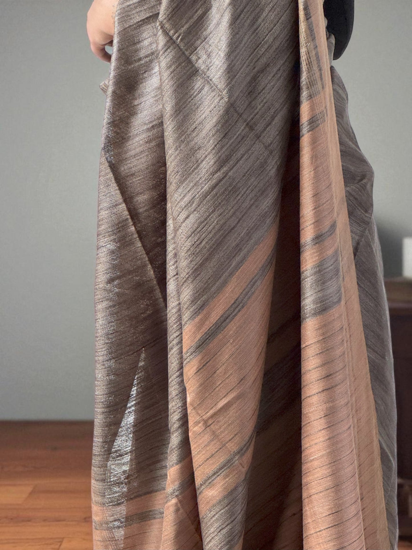 Forest Whispers | Mul Ghicha Saree