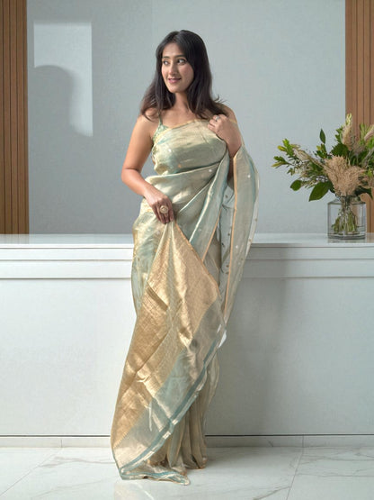 Ethereal Glow | Tissue Saree