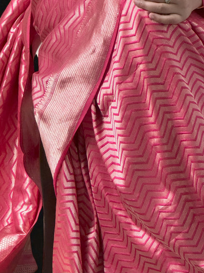 Magenta Mirage | Katan Silk Saree