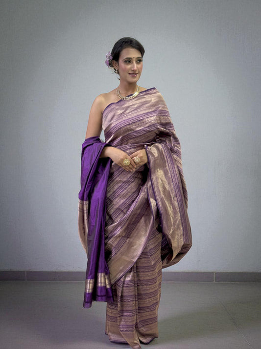 Indira | Katan Brocade Silk Saree