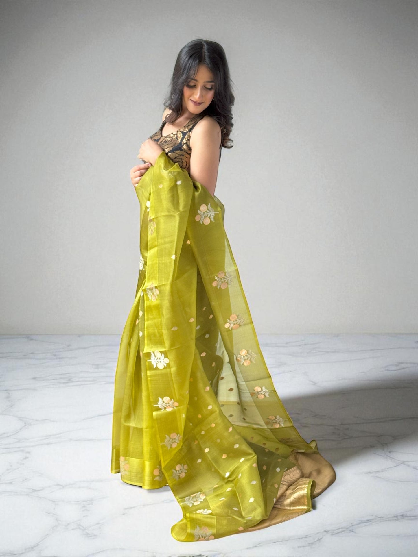 Kachi Keri | Organza Saree