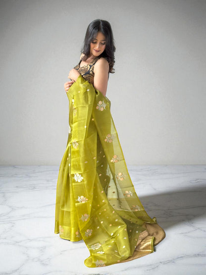 Kachi Keri | Organza Saree
