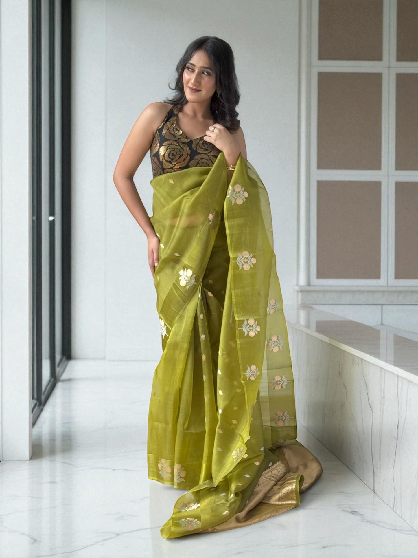 Kachi Keri | Organza Saree