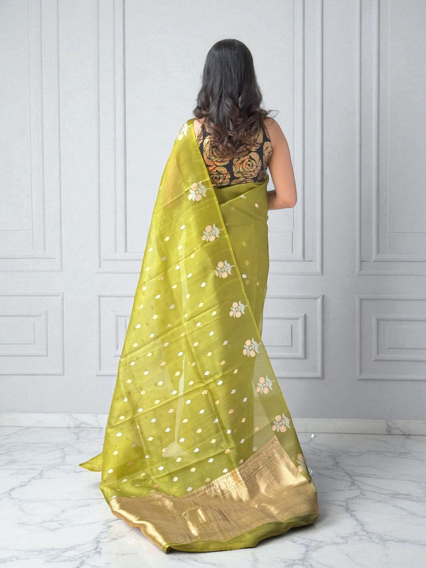 Kachi Keri | Organza Saree