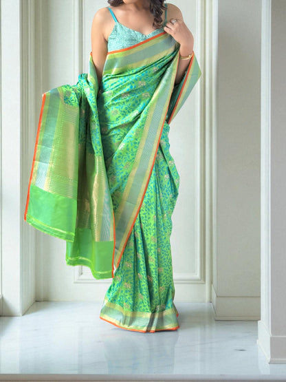 Majestic Radiance | Tanchoi Saree