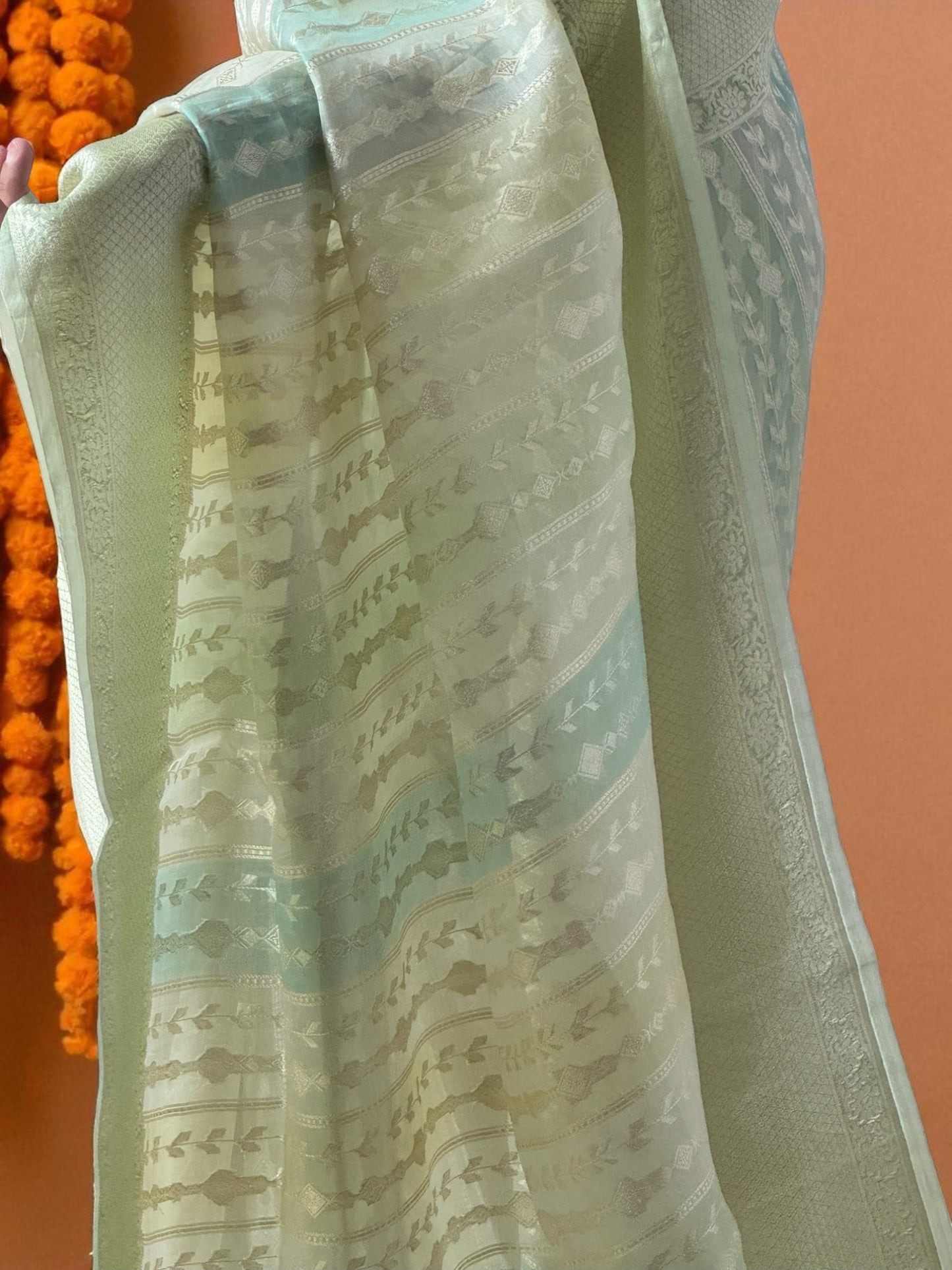 Gulzar Mélange | Organza Saree