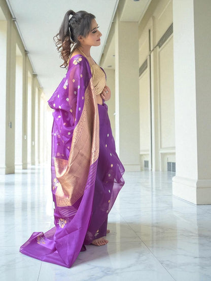 Kachi Keri | Organza Saree