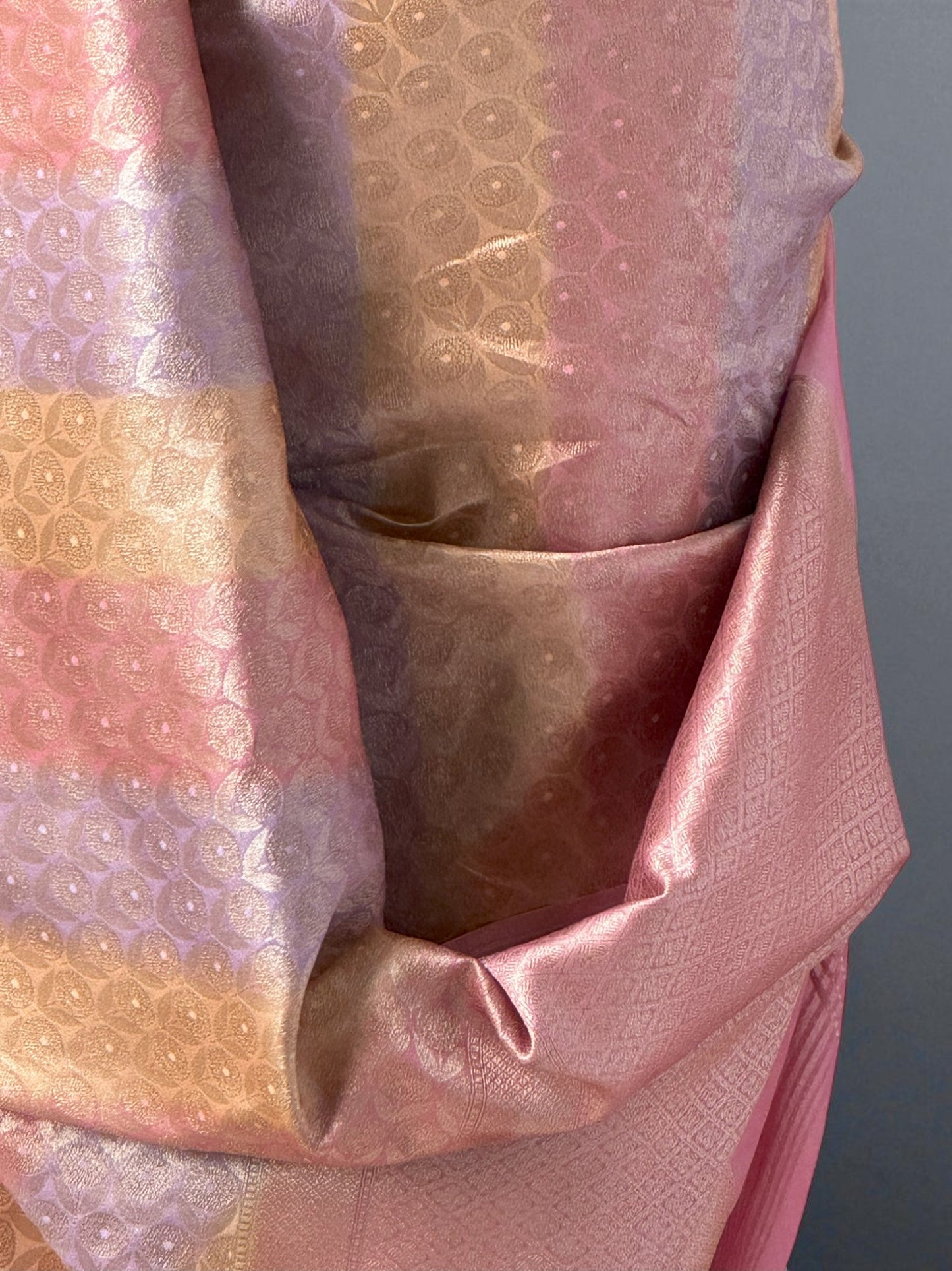 Mauve Melody | Chanderi Rangkat Saree