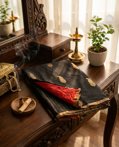 Gulzar | Mashru Silk Saree
