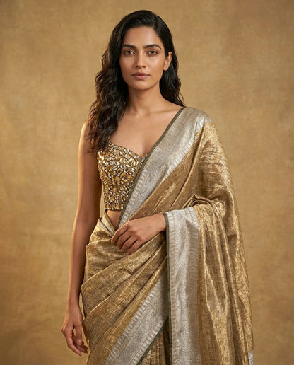 Molten Gold | Tissue Silk Saree