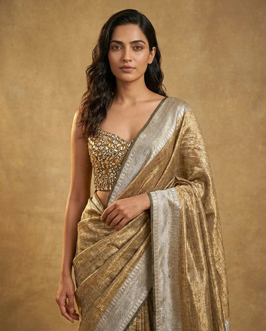 Molten Gold | Tissue Silk Saree