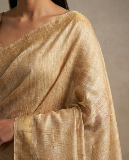 Mystic Twilight | Mul Tussar Saree
