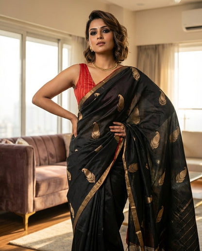 Gulzar | Mashru Silk Saree