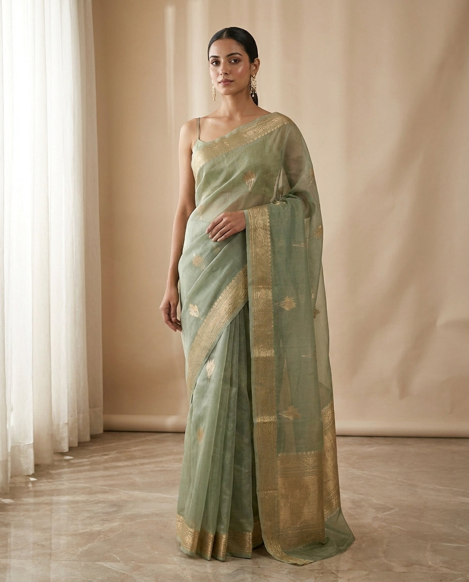 Zarf | Organza Saree