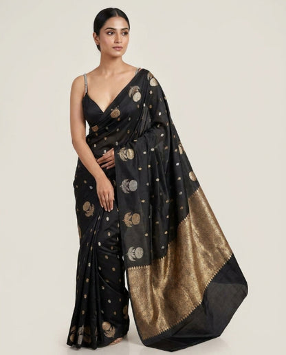 Silver Moonlight | Puna Silk Saree