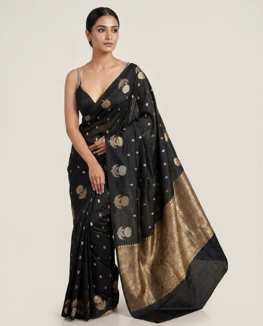 Silver Moonlight | Puna Silk Saree