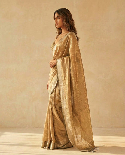 Molten Gold | Tissue Silk Saree