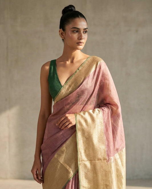 Madhura | Chanderi Tissue  Saree