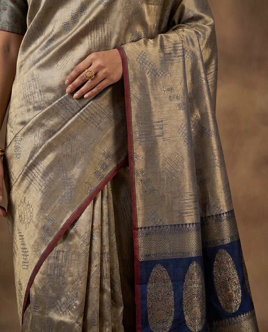 Elan | Silk Jacquard Saree