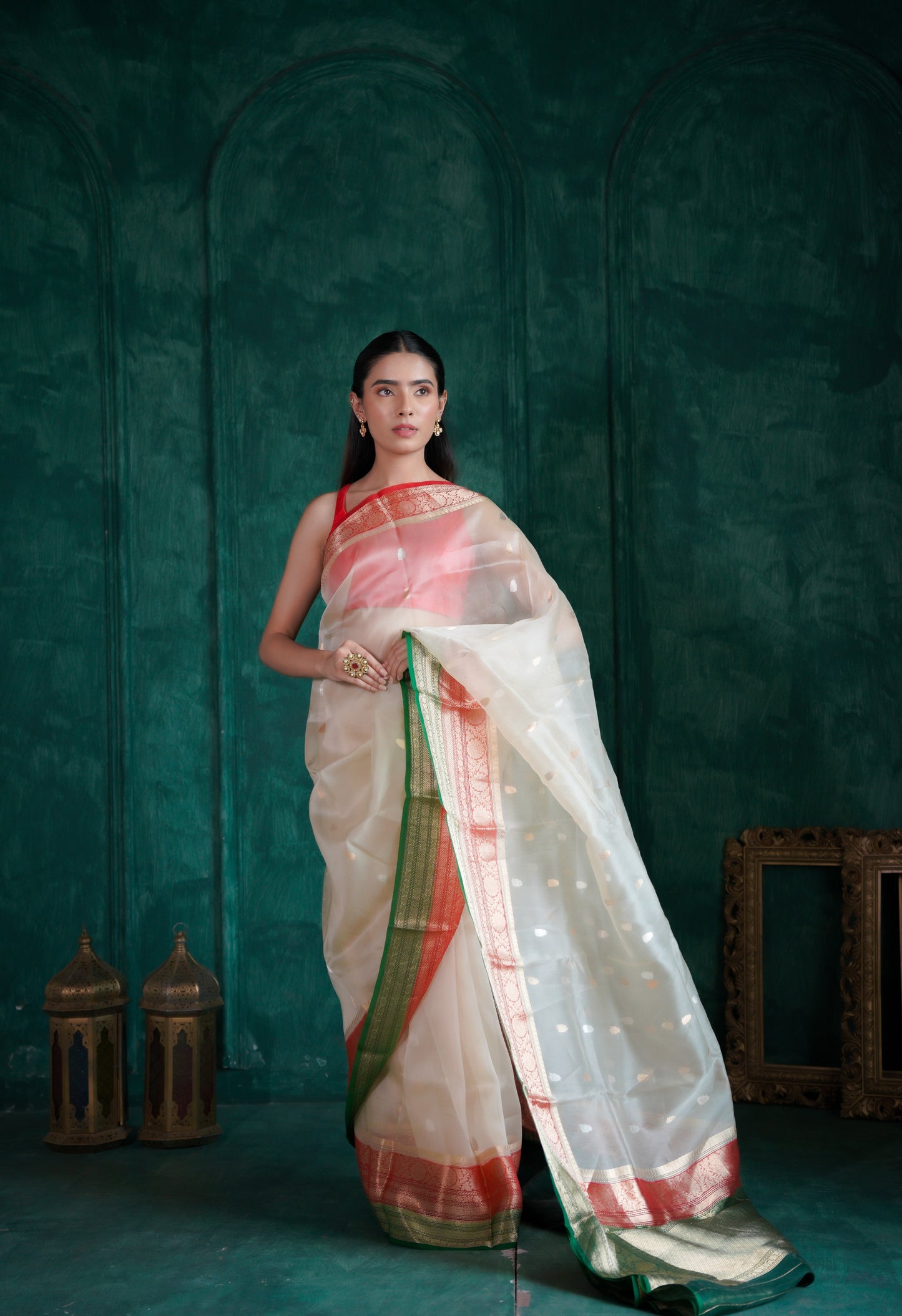 Ganga Jamuna | Organza Saree